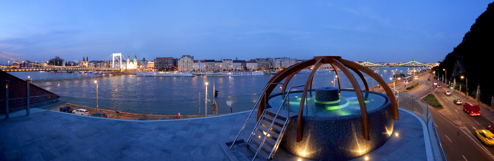 Rudas Bath Panoramic view Budapest