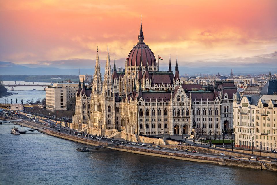Budapest Sunset In October