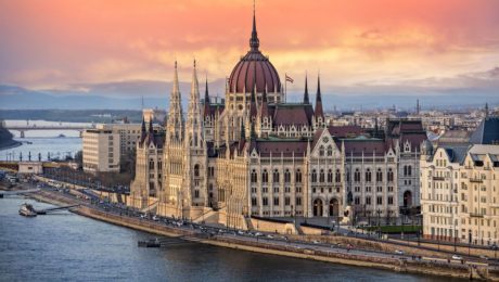 Budapest sunset times in October 2019