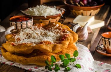 Hungarian langos Hungarian langos
