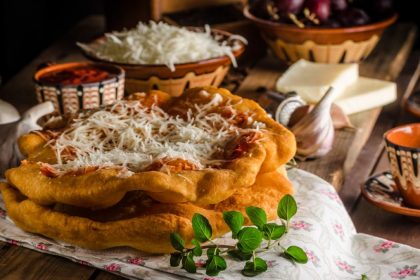 Hungarian langos Hungarian langos