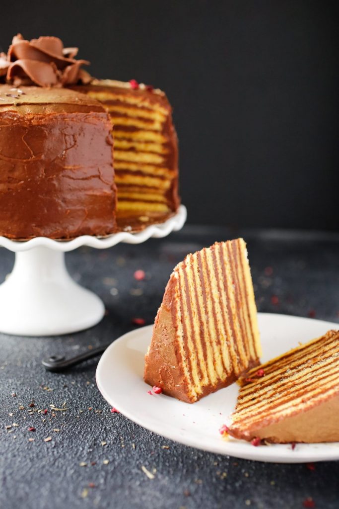The real Hungarian Dobos cake