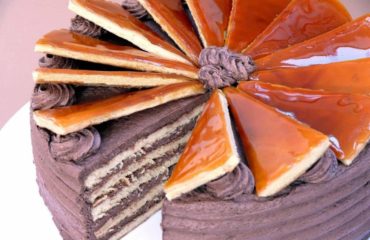 Hungarian Dobos cake Hungarian Dobos cake