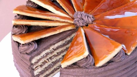 Hungarian Dobos cake Hungarian Dobos cake